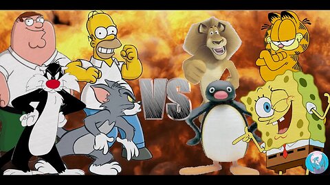 MUGEN - Request - Team Homer Simpson VS Team Alex the Lion - See Description