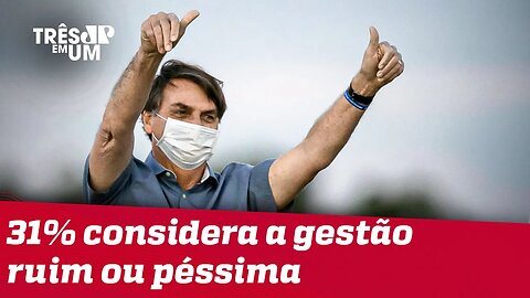 Governo Bolsonaro tem menor índice de rejeição em outubro