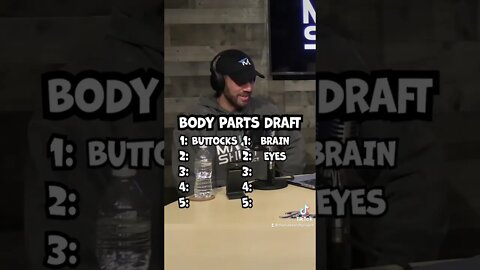 Brian and Zach Do the Body Parts Draft! Zach struggles again! #fyp #bodyparts #eyes #ears #draft