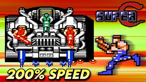 Super C nes 200% speed challenge area 2