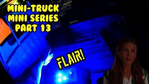 Mini Truck (SE01 EP13) FLAIR, rock lights install LED light bar, test impressions Daihatsu HiJet