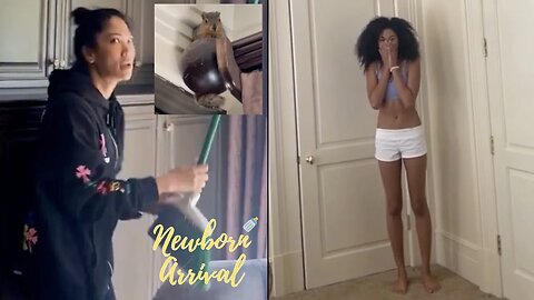 Kimora Lee Simmons & Daughter Aoki Try To Remove A Squirrel From Inside The House! 🐿