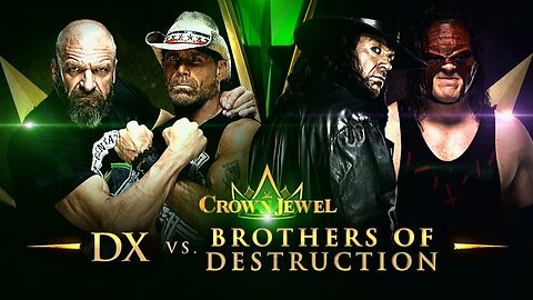 D-Generation X vs The Brother of Destruction highlights - WWE Crown Jewel 2018