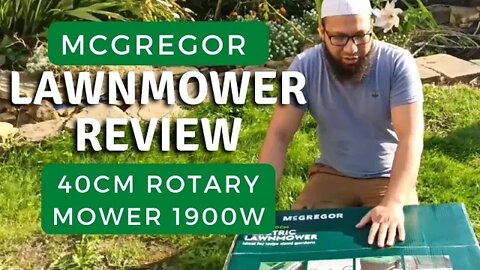 Honest Review - McGregor 40cm Lawn Mower Review 1900W