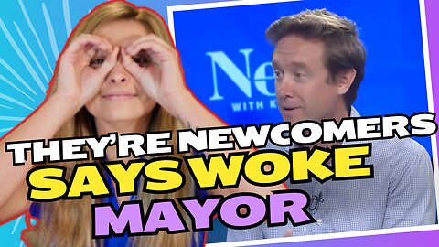 Woke Mayor is PISSED at residents saying mean things about "newcomers" (aka illegal aliens)