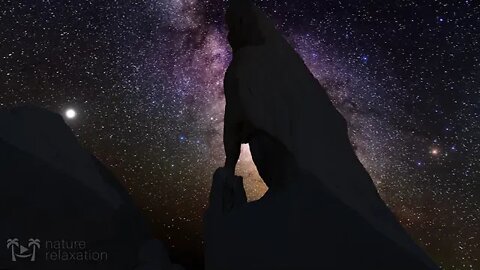 STARSCAPES [4K] Stunning AstroLapse Ambient Film with Space Music for Deep Relaxation & Sleep