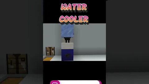 Minecraft: Water Cooler (Very Easy To Make)