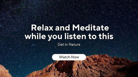 Meditation Lanscape and relaxing sounds to get zen | Get in Nature