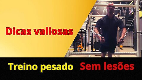 Como treinar com cargas altas sem se machucar