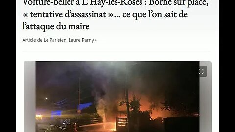 Voiture-bélier à L’Haÿ-les-Roses : Borne sur place, « tentative d’assassinat »...