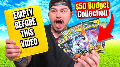 Starting A Pokémon Collection With $50 Budget! (Ep 1)