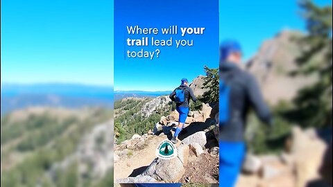 Trail Running on the PACIFIC CREST TRAIL near Truckee, CA