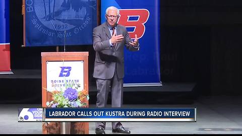 Idaho Rep. Raul Labrador responds to BSU President Bob Kustra's criticism