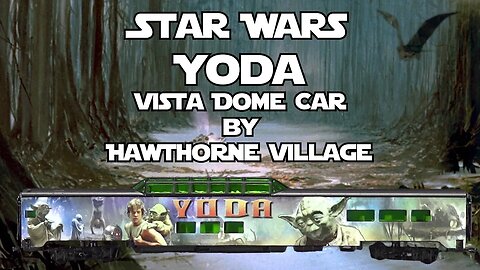 Star Wars Yoda Vista Dome Car by Hawthorne Village