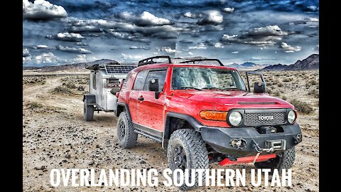 OVERLANDING SOUTHERN UTAH WITH AN OFF ROAD TRAILER