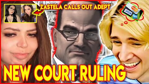 xQc vs Adeptthebest New Court Ruling in Divorce Case | Zastela Calls Out Adept