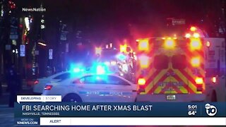 FBI searching home after Nashville blast