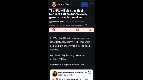 NFL to play "black national anthem" before every Week 1 game