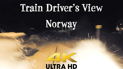 TRAIN DRIVER'S VIEW: Windy winter Saturday Local Service in 4K Ultra HD