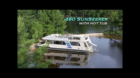 Voyagaire Houseboats SunSeeker 460 with Hot Tub