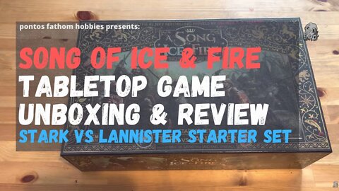 Song of Ice and Fire tabletop miniature game initial review - Game of Thrones boardgame