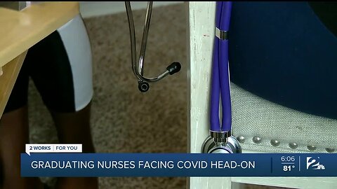 Graduating nurses facing COVID head-on