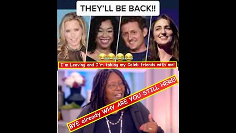 Whoopi Goldberg and Celebrity friends quite twitter.. BYE and don't come back