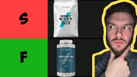 MyProtein Supplements Tier List | Ranked from BEST to Worst