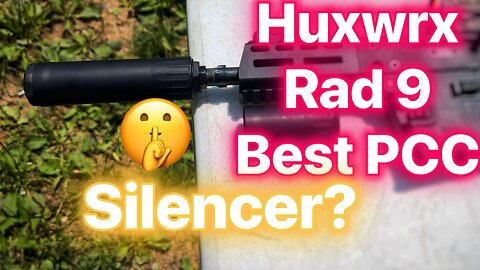 Huxwrx Rad 9 Silencer Review and Comparison to the DeadAir Wolfman: Best 9mm PCC suppressor?