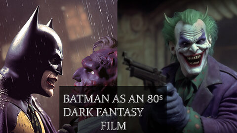 Batman as an 80's Dark Fantasy #batman #AI #Midjourney #80sDarkFantasy