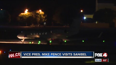 Vice President Mike Pence sightings on Sanibel