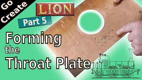 LION Miniature Steam Loco Build Pt 5- Flanging the Throat Plate