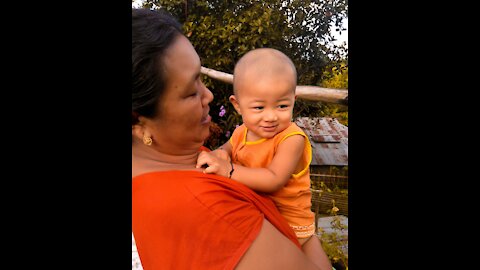 2 years old baby Dancing at home