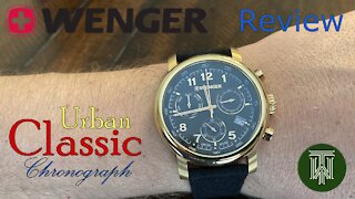 Wenger Urban Classic Chronograph Watch - Review (01.1043.107 / Ronda Z60)