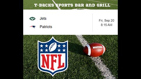 T-Backs Sports Bar and Grill Sports Schedule and Chicken Fajitas special for Friday Sept 20, 2024