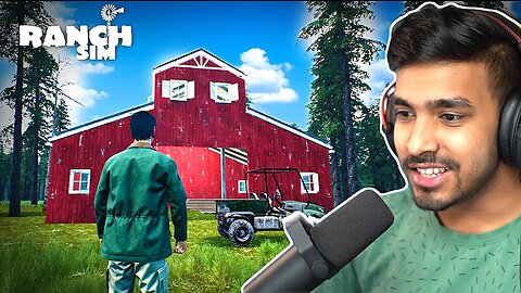 I BUILD A BIG BARN HOUSE | RANCH SIMULATOR GAMEPLAY #3