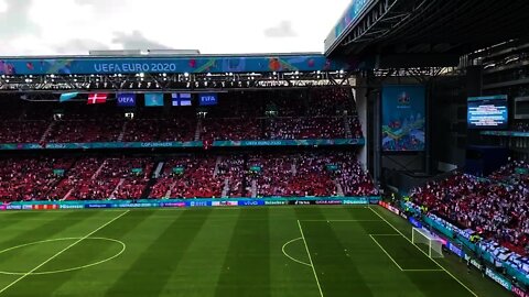 Denmark and Finland fans sang Christian Eriksen's name after his Collapse During Euro 2020 Match