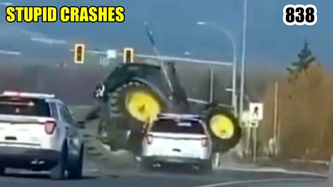 Stupid crashes 838 November 2023 car crash compilation