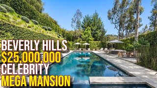 iNSide $25,000,000 Celebrity Beverly Hills Mega Mansion