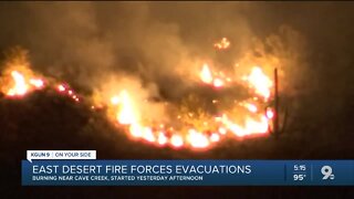 Brush fire north of Phoenix forces evacuation of 250 people