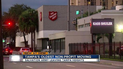 Tampa's Salvation Army to sell three properties, downsize to one building in Tampa Heights