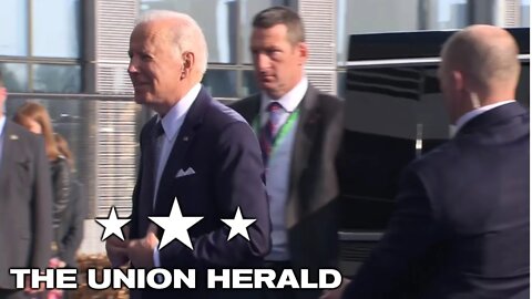 President Biden Arrives at NATO Headquarters