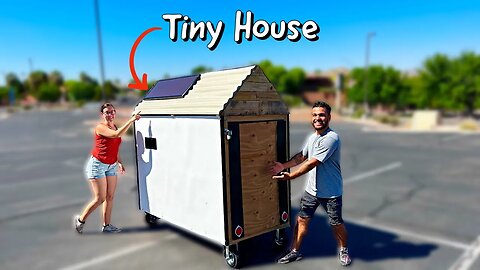 Building A Tiny Home On Wheels For A Homeless Guy