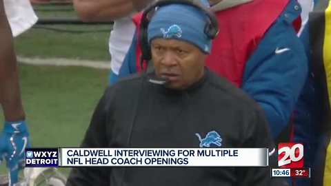 Jim Caldwell interviewing for multiple head coaching openings