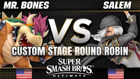 Mr. Bones (Bowser) vs. Salem (Sheik) - Custom Stage Round-Robin