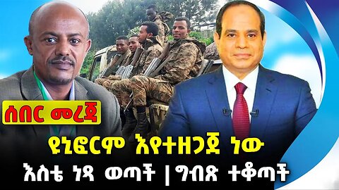 ዩኒፎርም እየተዘጋጀ ነው❗️ እስቴ ነጻ ወጣች❗️ ግብጽ ተቆጣች❗️#ethiopia #news #ethiopiannews || News Sep 11 2023