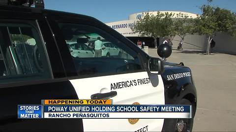 Poway Unified to hold school safety meeting