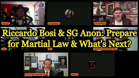 Riccardo Bosi & SG Anon & Q Team- Prepare for Martial Law & What's Next.