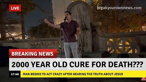 2000 Year Old Cure For Death Found??? - Man Begins To Act Crazy After Hearing The Truth About Jesus