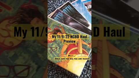 My 11/9/22 New Comic Book Day Haul Preview Pt. 1 | PTNM #shorts #image #DC #godzilla